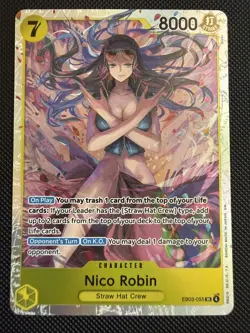 Nico Robin (055) EB03-055 Extra Booster: One Piece Heroines Edition Foil NM - Image 1