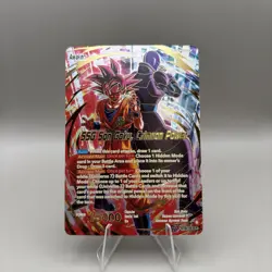 SSG Son Goku, Crimson Power Holo Foil SLR Dragon ball super card game - Image 1