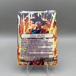 SSG Son Goku, Crimson Power Holo Foil SLR Dragon ball super card game - Image 2