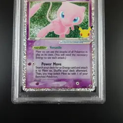 PSA 10 Mew ex 88 Pokemon Celebrations Classic Collection Holo Graded Card - Image 3