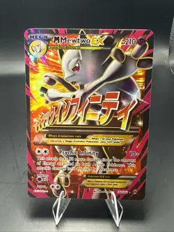 Pokemon TCG M Mewtwo EX Full Art Holo Ultra Rare Card 160/162 - Image 2