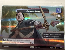 Star Wars Unlimited Showcase Card #256 Chirrut Imwe One With The Force - Image 1