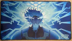 Magic the Gathering Magic Con Secret Lair Foil Brainstorm Playmat - Image 1