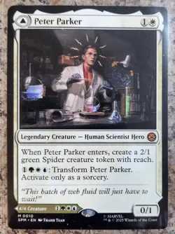 MTG Magic the Gathering Peter Parker (10/314) Marvel's Spider-Man New - Image 1