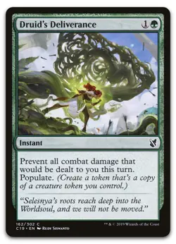 Druid's Deliverance #162 (NM) Commander 2019 C19 Magic MTG - Image 1