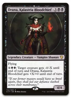 Drana, Kalastria Bloodchief #112 (NM) Commander 2017 C17 Magic MTG - Image 1