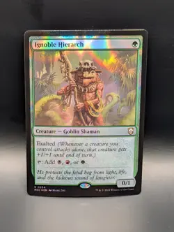 MTG - Ignoble Hierarch - RIPPLE FOIL - Creature Goblin Shaman - M3C #234 - Rare - Image 1