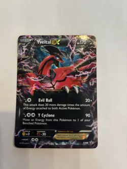 Pokemon Trading Card Game PROMO Yveltal EX XY08 pokemon cards TCG - Image 1