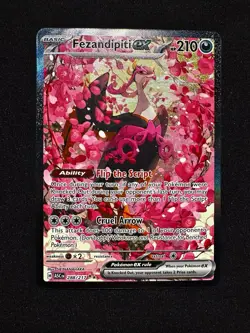 Pokemon Fezandipiti EX 288/217 Full Art Holo ASC 210 HP 100 Attack Rare - Image 1
