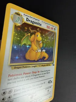 Dragonite Holo Fossil Pokemon 4/62 Rare WOTC English Near Mint - Image 2