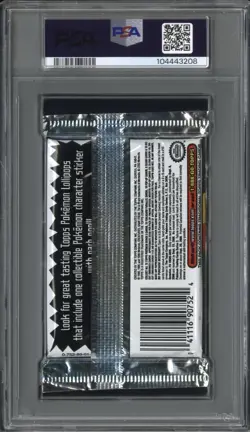 2000 Topps Pokemon TV Animation Edition Foil Pack Series 3 Booster Pack PSA 8 - Image 2