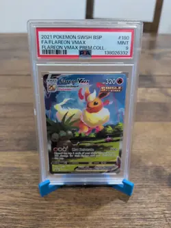 Pokemon TCG Flareon VMAX SWSH180 Sword & Shield Promo PSA 9 - Image 1