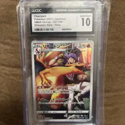 CGC PERFECT 10 2021 Pokemon Jpn.Swsh Vmax Climax Full Art/Charizard 187/184 - Image 1
