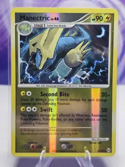 Pokemon Manectric 22/99 Reverse Holo Rare Platinum Arceus LP - Image 1