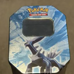 2008 Pokemon TCG Diamond & Pearl Collectors Tin - DIALGA & PALKIA LV. X - EMPTY - Image 4