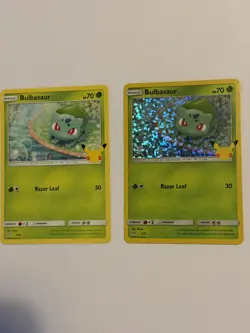 Pokemon TCG - Bulbasaur McDonald's 25th Anniversary Promo 1/25 Holo & Non holo - Image 1