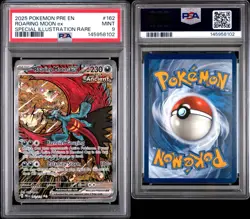 2025 POKEMON PRE EN-PRISMATIC EVOLUTIONS #162 ROARING MOON EX PSA 9 - Image 2