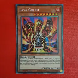 Yugioh Lava Golem RA01-EN001 1st Edition Collector's Rare - Image 1