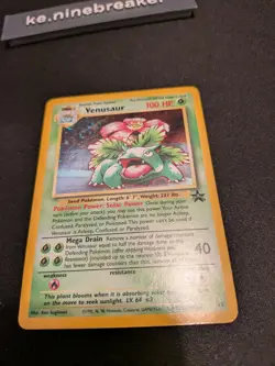 2000 Venusaur Promo BLACK STAR #13 Pokemon Trading Card Game - Image 1