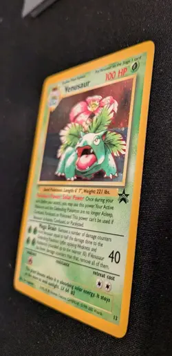 2000 Venusaur Promo BLACK STAR #13 Pokemon Trading Card Game - Image 3