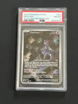 PSA 8 Mewtwo 052 Sv: Scarlet & Violet Promo Cards Holo - Image 1