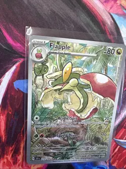 Pokemon TCG Flapple Full Art Holo Illustration Card 210/191 Surging Sparks - Image 2