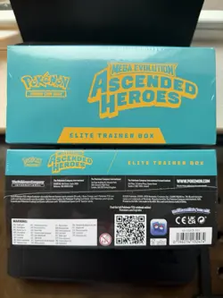 Pokemon TCG Mega Evolutions Ascended Heroes ETB - Lot of 2 + Free IR/AR Card! - Image 3