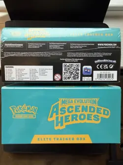 Pokemon TCG Mega Evolutions Ascended Heroes ETB - Lot of 2 + Free IR/AR Card! - Image 4