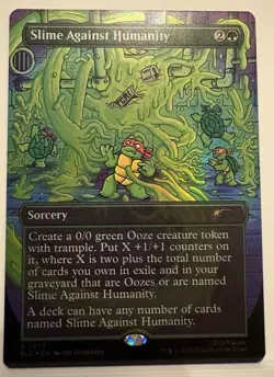 🌟 Slime Against Humanity FOIL CHASE BONUS Secret Lair TMNT MTG 🌟 - Image 1