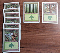 8x Forest Basic Land - Starter 1999 - LP - mtg SPARROW MAGIC - Image 1