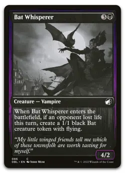 Bat Whisperer #86 (NM) Innistrad Double DBL Magic MTG - Image 1