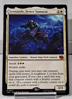 Magic The Gathering Leonardo, Sewer Samurai TMNT Mythic - Image 1