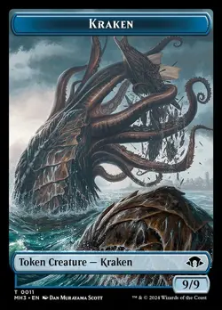 Kraken - MTG Token Modern Horizons 3 Tokens MH3 #11 - Image 1