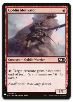Goblin Motivator #143 (NM) List Reprints LIST LIST Magic MTG - Image 1