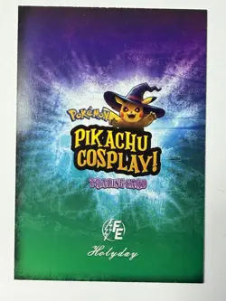 Star Wars (Pikachu) #E10 Purple Holo Box Hit Electric Pikachu Cosplay Pokemon - Image 2