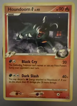 2009 Pokemon Platinum Regular Houndoom 50/127 - Image 1