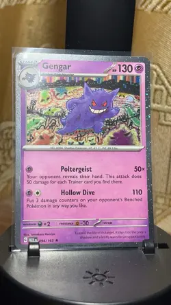 Pokemon TCG 151 Gengar 094/165 Cosmos Holo Exclusive Promo - Image 1