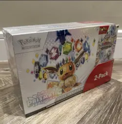 Pokemon TCG Prismatic Evolutions Costco Bundle ETB + Booster Bundle New & Sealed - Image 1