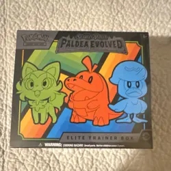 Pokemon Scarlet & Violet Paldea Evolved Elite Trainer Box Sprigatito Promo - Image 1