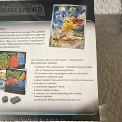 Pokemon Scarlet & Violet Paldea Evolved Elite Trainer Box Sprigatito Promo - Image 3