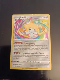 Pokemon Karte Jirachi Amazing Holo Rare 119/185 Farbenschock Deutsch Near Mint - Image 1