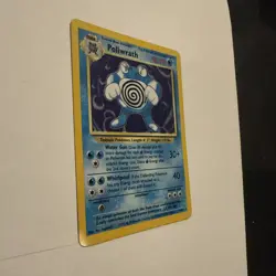 1999 Pokemon Base Set Poliwrath Holo – Vintage WOTC –13/102 –Authentic–READ - Image 3