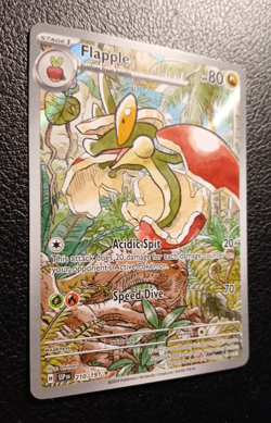 Pokemon TCG, Flapple 210/191 Illustration Rare Holo SV: Surging Sparks, NM - Image 4