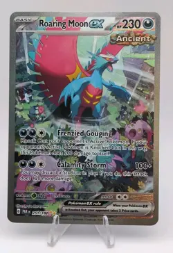 Pokemon Roaring Moon ex Paradox Rift Special Illustration Rare SIR 251/182 - Image 1