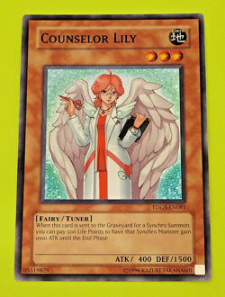 Yu-Gi-Oh Counselor Lily Super Rare TDGS-EN081 Nm - Image 1