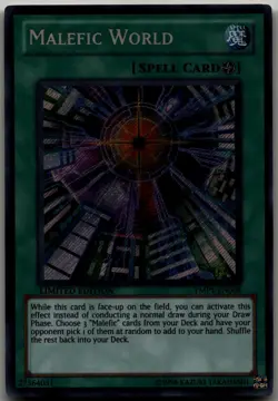 Malefic World Secret Rare Bonds Beyond Time Movie Pack YMP1-EN008 LP - Image 1