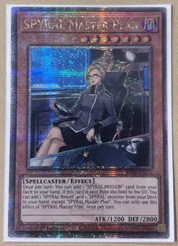 SPYRAL Master Plan RA04-EN276 Quarter Century Secret Rare 1st Ed - Image 1