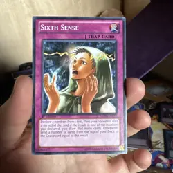 Yugioh Sixth Sense LCJW-EN273 Common 1st Edition Card Trap - Image 1
