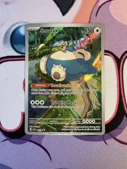 Pokemon Snorlax Promo Holo Card 057 Scarlet & Violet 150 HP English 2023 - Image 3