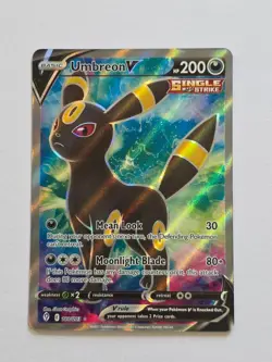 Umbreon V 188/203 Evolving Skies Secret Rare Holo Pokemon Card - Near Mint - Image 1